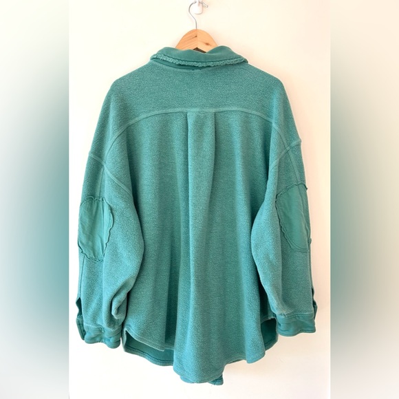 FREE PEOPLE Ruby Jacket in Teal | XL | Oversized - Picture 4 of 6